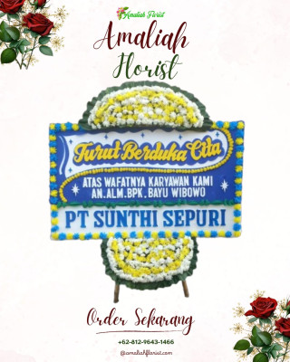 Papan Bunga Duka di Beringin Raya