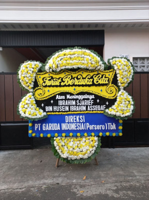 Papan Bunga Duka di Beringin Raya