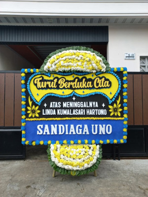 Papan Bunga Duka di Beringin Raya